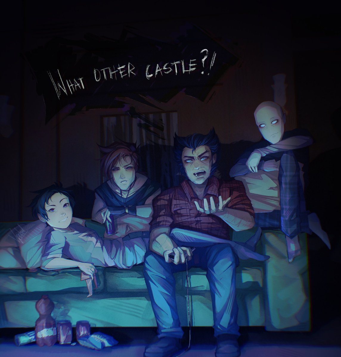 They got the old man to play video games #xmen #xmen97