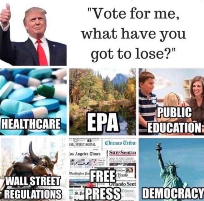 PUNKIE  The Amazing Doodlebug (@dusterdog1) on Twitter photo <a href="/highbrow_nobrow/">The Intellectualist</a> Yeah, nothing says good government like some asshat telling us that if one person doesn't agree with what the administration says and does, then they will make everyone suffer. <a href="/highbrow_nobrow/">The Intellectualist</a> Yeah, nothing says good government like some asshat telling us that if one person doesn't agree with what the administration says and does, then they will make everyone suffer.