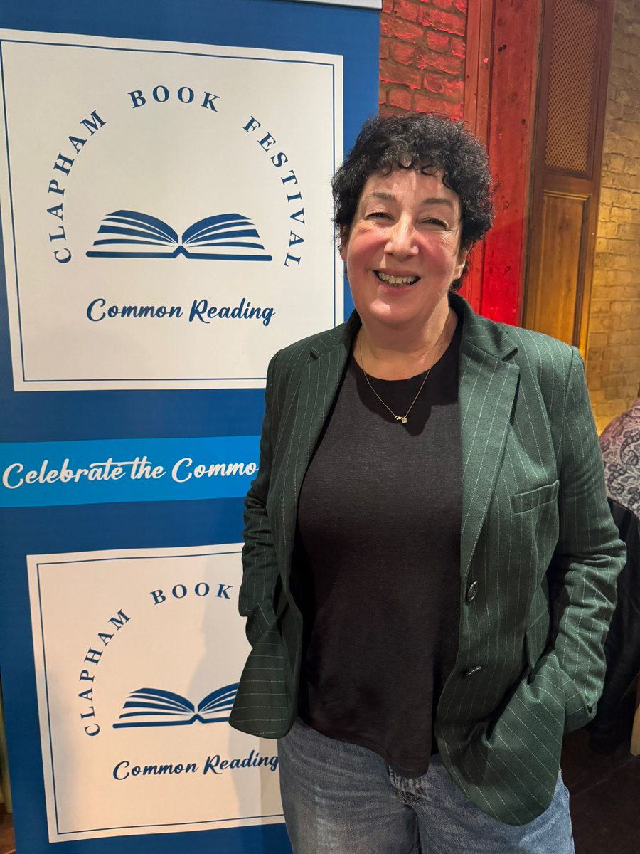 Tremendous day yesterday at <a href="/ClaphamBookFest/">Clapham Book Fest - 11 October 2025</a> Wonderful speakers, great discussion. Pics Helen Hughes.
