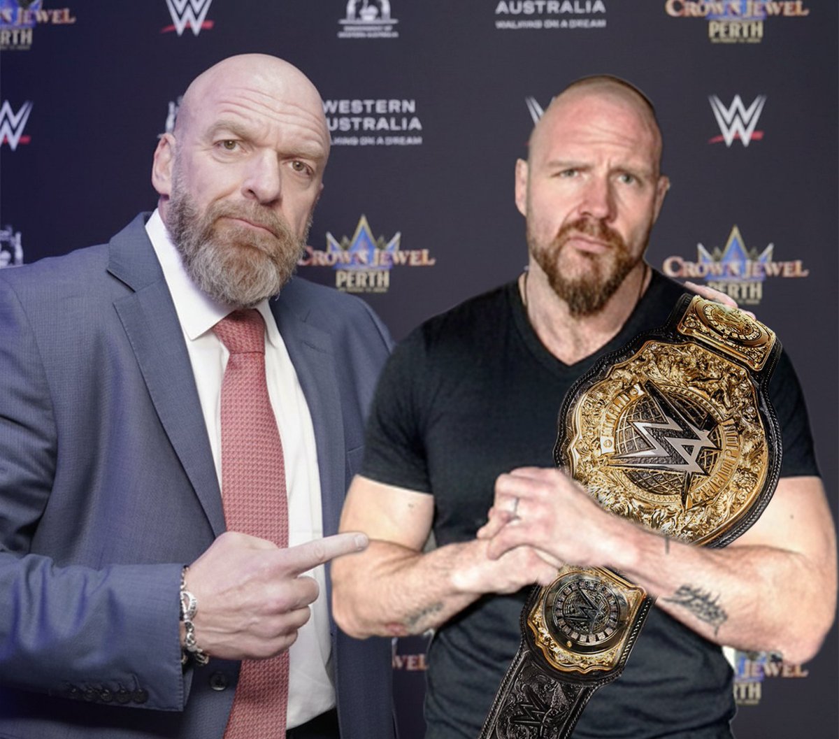 JAX_WRESTLE's tweet image. Every WWE fan dreams to witness this moment for real very soon! 😍🔥
Triple H presenting the NEW WWE Champion DEAN AMBROSE 🔥

@TripleH @JonMoxley #Jonmoxley   #WWE  #TripleH #WWEChampion  #Wrestling