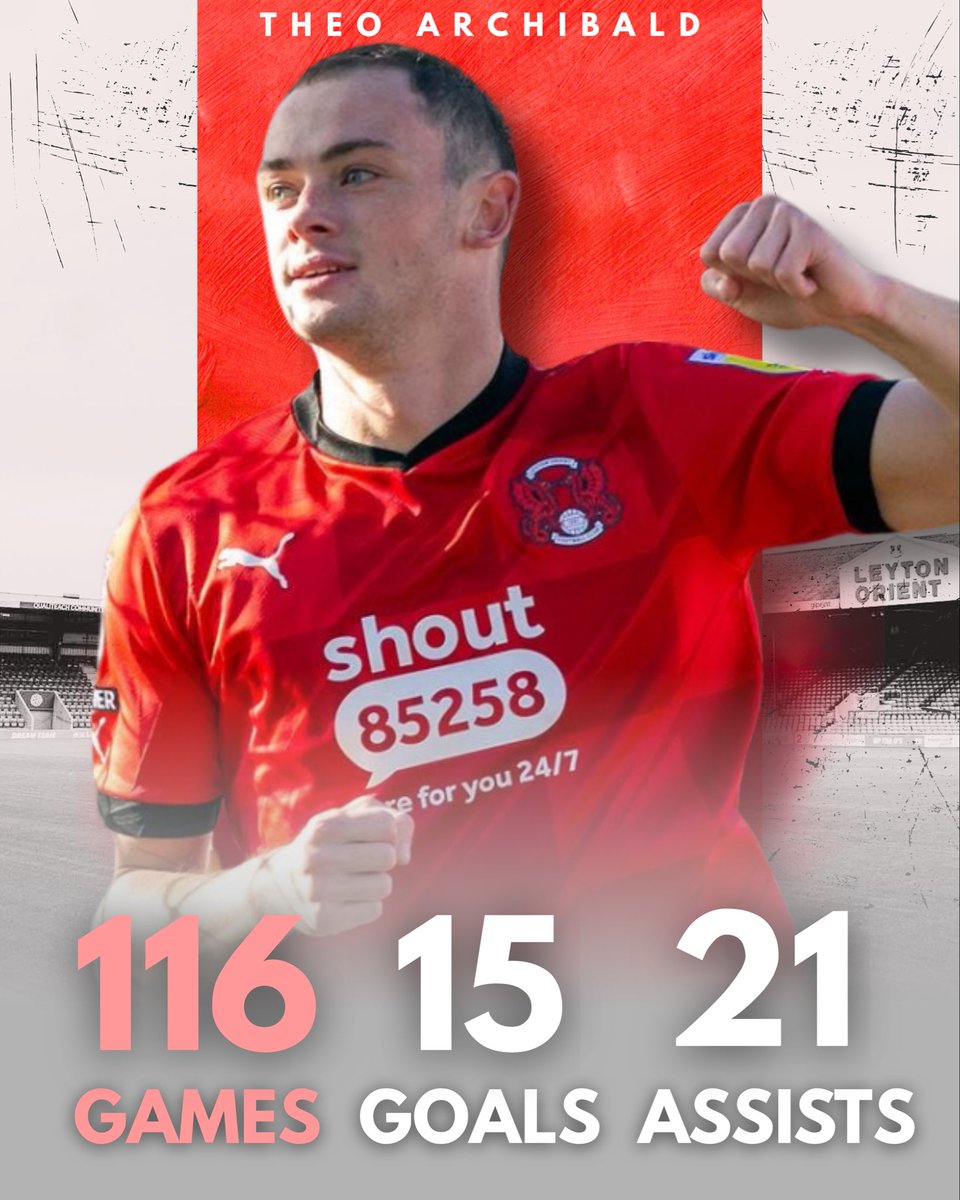 Returning soon 🔜 

Should Theo Archibald be given a chance in the squad once he’s recovered from injury? #LOFC