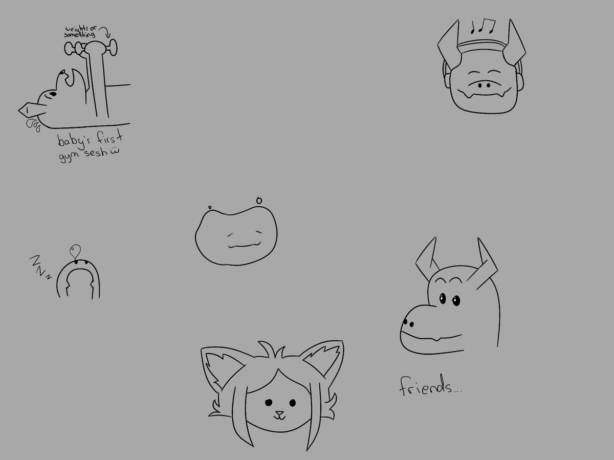 More doodles featuring <a href="/MouldyRatTeeth/">Chris</a> <a href="/AmBitDumb/">Capt. Yumsih🔞</a> :)