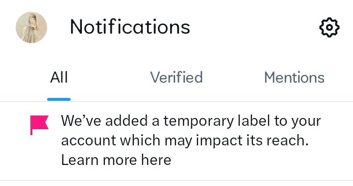 itzsamia_'s tweet image. Twitter just added a temporary label to my account ...💔

Can someone tell me what&apos;s going on with my account? 😭😭