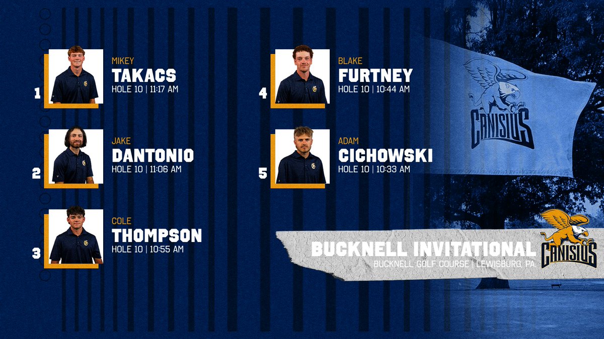 Looking to make the last one the best one.

The #Griffs start their final fall tournament on the 2025 schedule today at 10:33 a.m.

Live Scoring:
📊 scoreboard.clippd.com/tournaments/23…

#MAACGolf