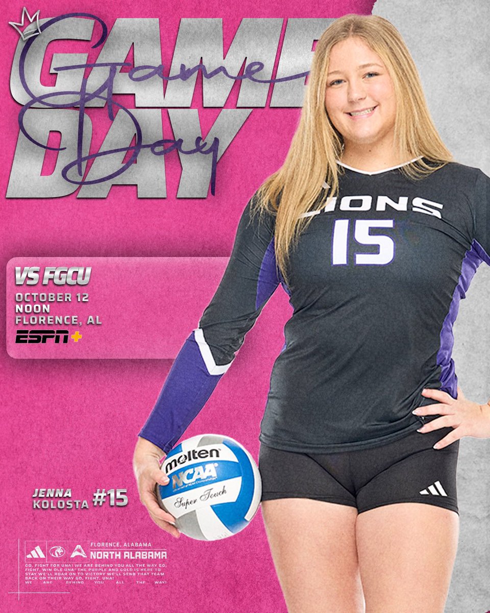 𝐌𝐚𝐭𝐜𝐡 𝐃𝐚𝐲 = 𝐏𝐢𝐧𝐤 𝐕𝐢𝐛𝐞𝐬 𝐎𝐧𝐥𝐲 😎

🆚 FGCU
📍 Florence, AL
🏟️ CB&amp;S Bank Arena
⏰ NOON
📊 tinyurl.com/49xvkv3d
📺 tinyurl.com/4s74sctd
🎟️ tinyurl.com/wr9kjha3

#RoarLions🦁