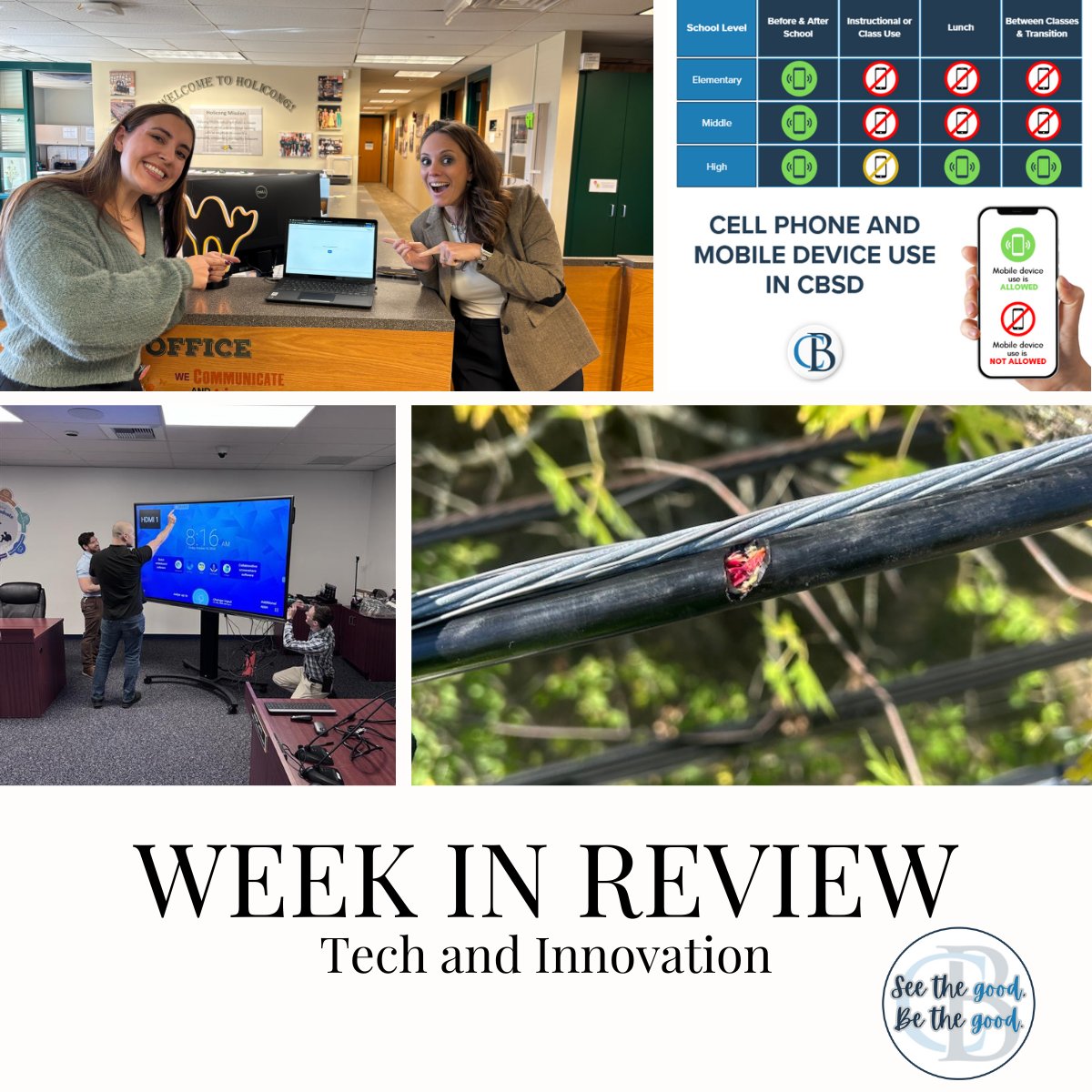 cbjjaffe's tweet image. This week I used a few tools to create a 5-minute audio review of the amazing work happening across the @CBSDSchools Tech &amp;amp; Innovation Department. Listen here: wevideo.com/view/3912289814 #cbweeklyupdate #cbinnovate #edtech #k12leadership