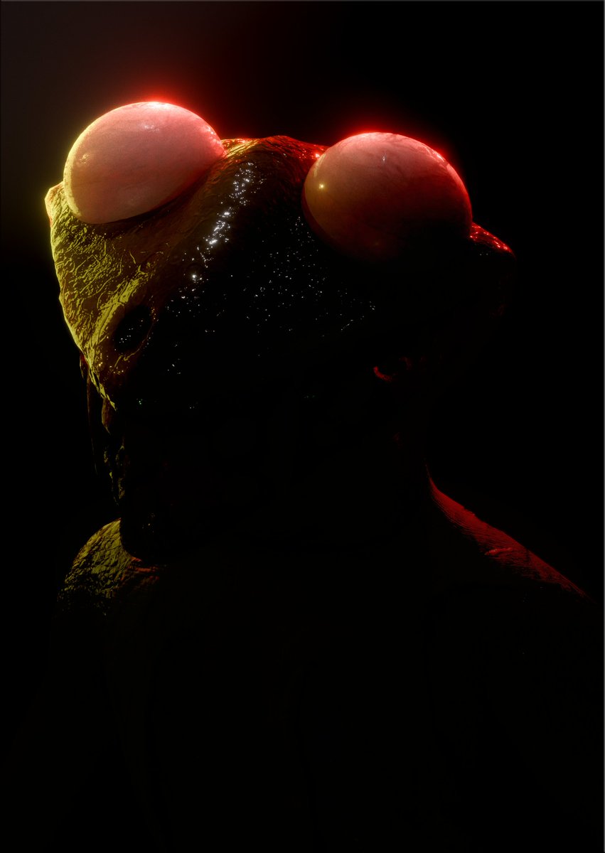 TIMMYPRODUCT's tweet photo. made a render with lighting and tried photoshop with it 
fooling the internet brb

#kermit #HorrorKermit #blender #photoshop #3d #compositing https://t.co/eaMgloIMLX