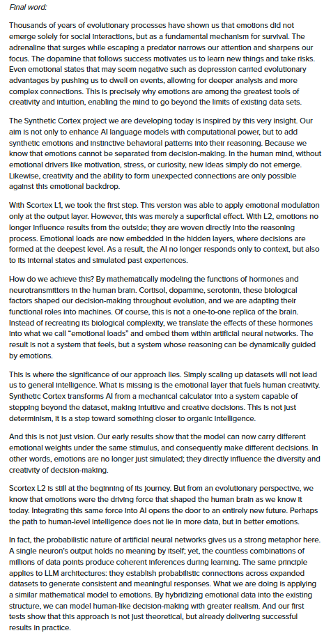 scortexlab's tweet image. What is the Synthetic Cortex ? | How it Works ? 
scortexlabs.com

 #LLM  #ML  #AI  #scortex  #syntheticcortex