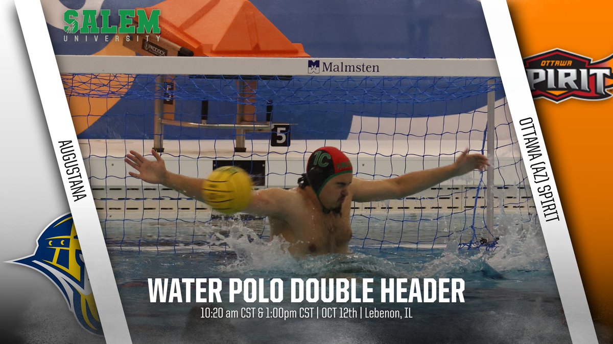 Salem University Tigers (@salemutigers) on Twitter photo <a href="/SalemH2O/">Salem Water Polo</a> takes on Augustana and Ottawa today in the second day of competition in Lebanon, IL! #DefendTheDen <a href="/SalemH2O/">Salem Water Polo</a> takes on Augustana and Ottawa today in the second day of competition in Lebanon, IL! #DefendTheDen