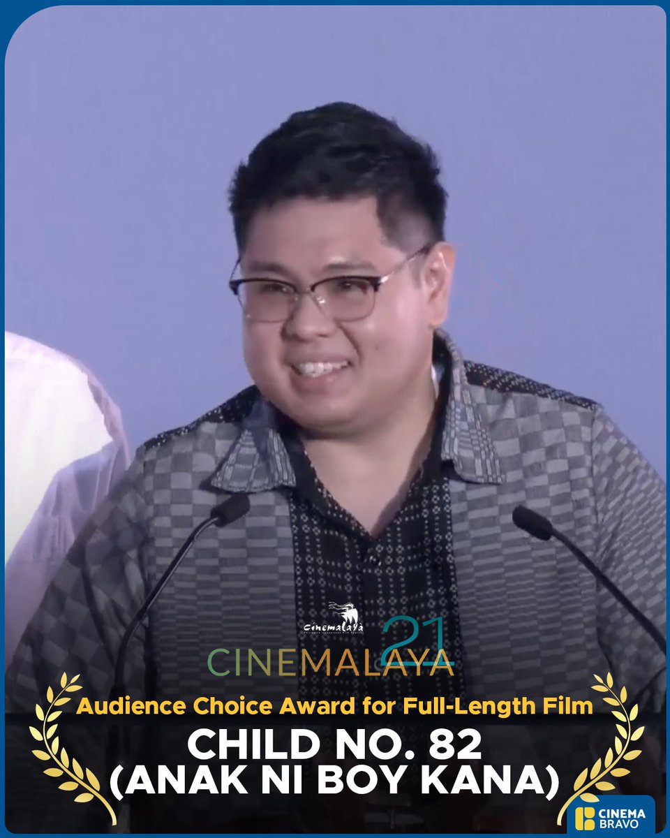 #Cinemalaya2025: Audience Choice Award for Full-Length Film: Child No. 82 (Anak ni Boy Kana)