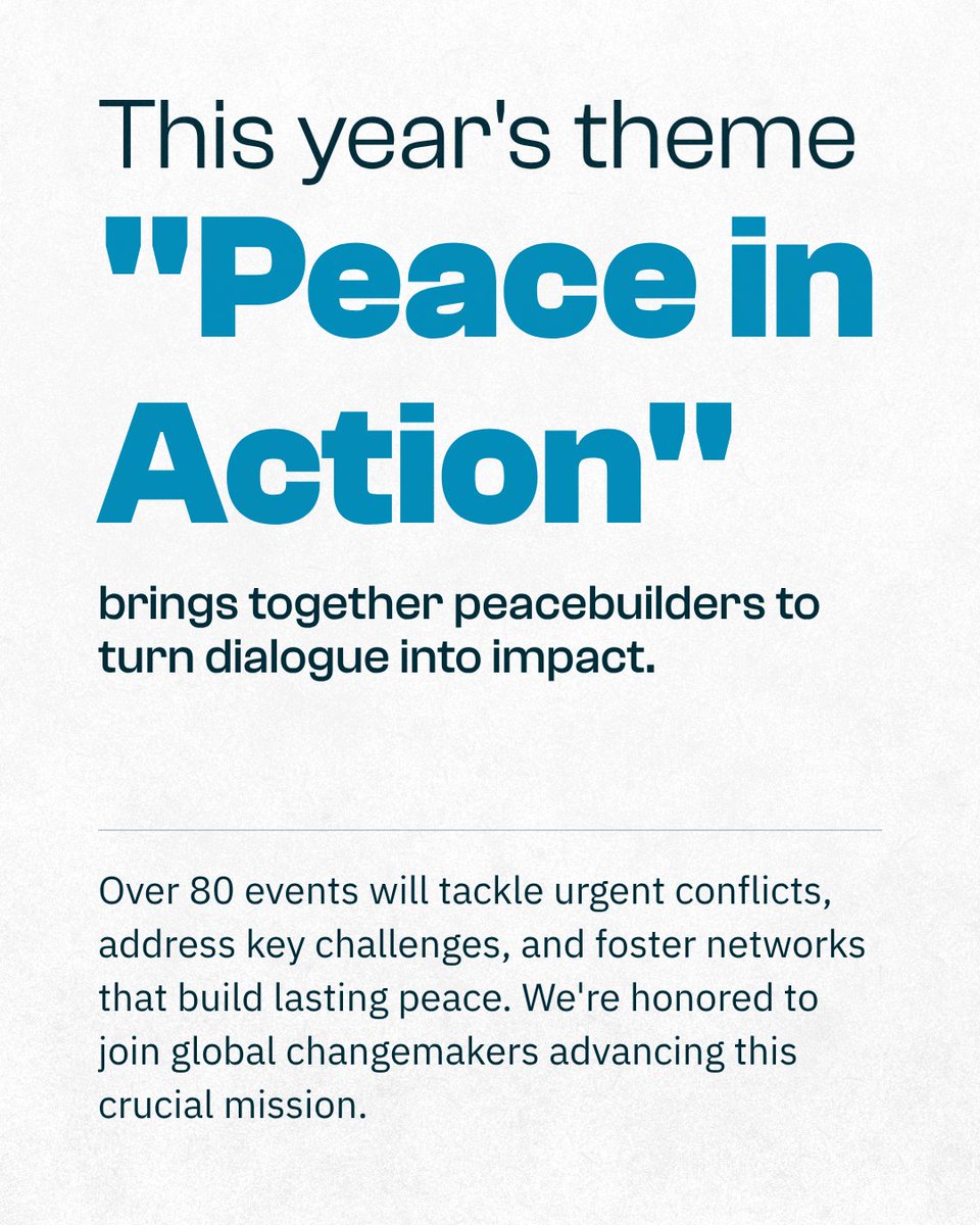Excited to announce that we will be joining Geneva Peace Week 2025!
Organized by the Geneva Peacebuilding Platform in partnership with the Federal Department of Foreign Affairs of Switzerland and the United Nations Office at Geneva <a href="/UNGeneva/">United Nations Geneva</a> 
#JusoorInternational #GenevaPeaceWeek