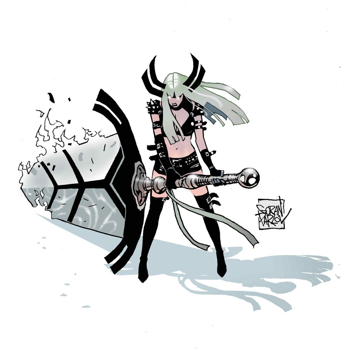 What’s up, sweetie. Having troubles lifting your weapon?