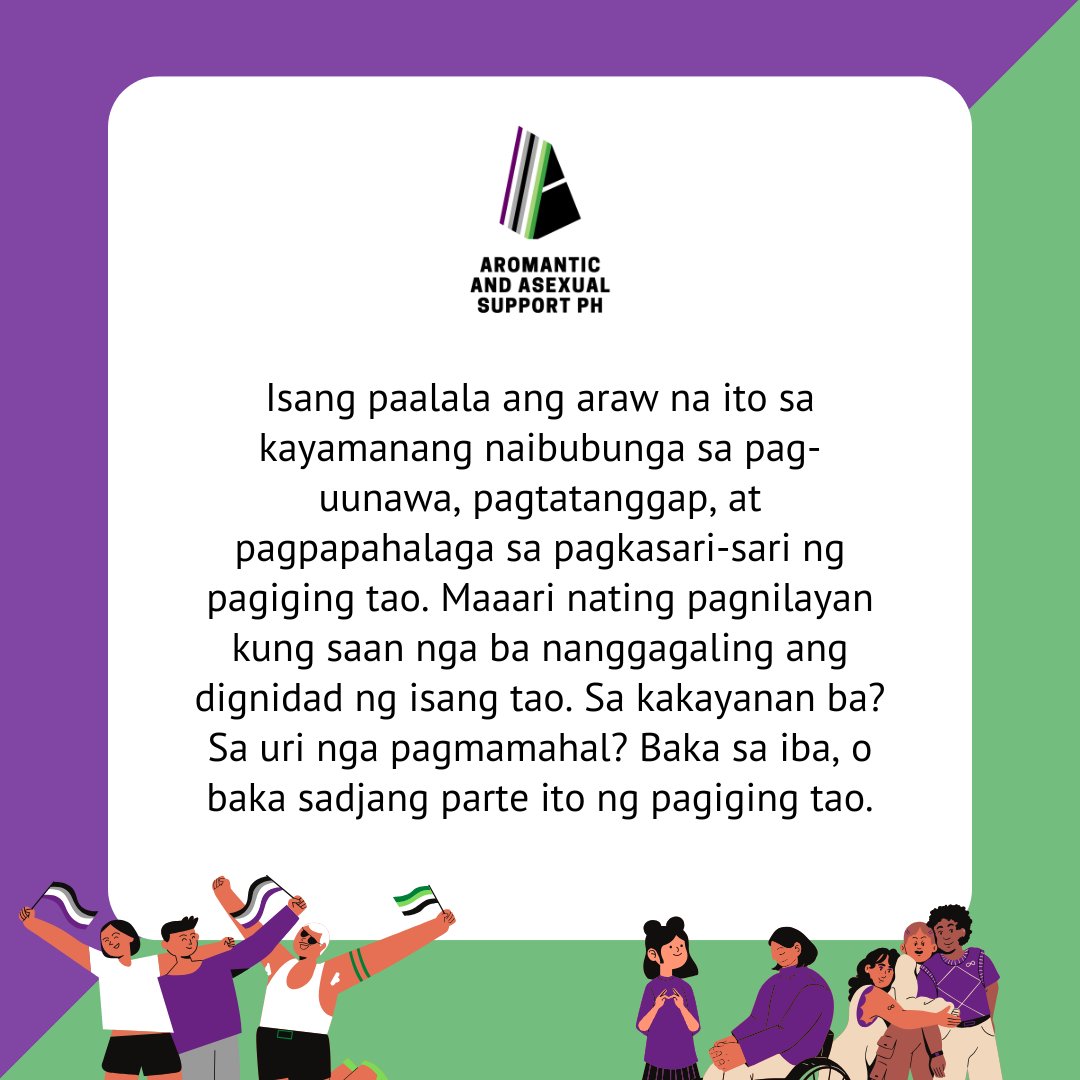 Aromantic and Asexual Support PH tweet media