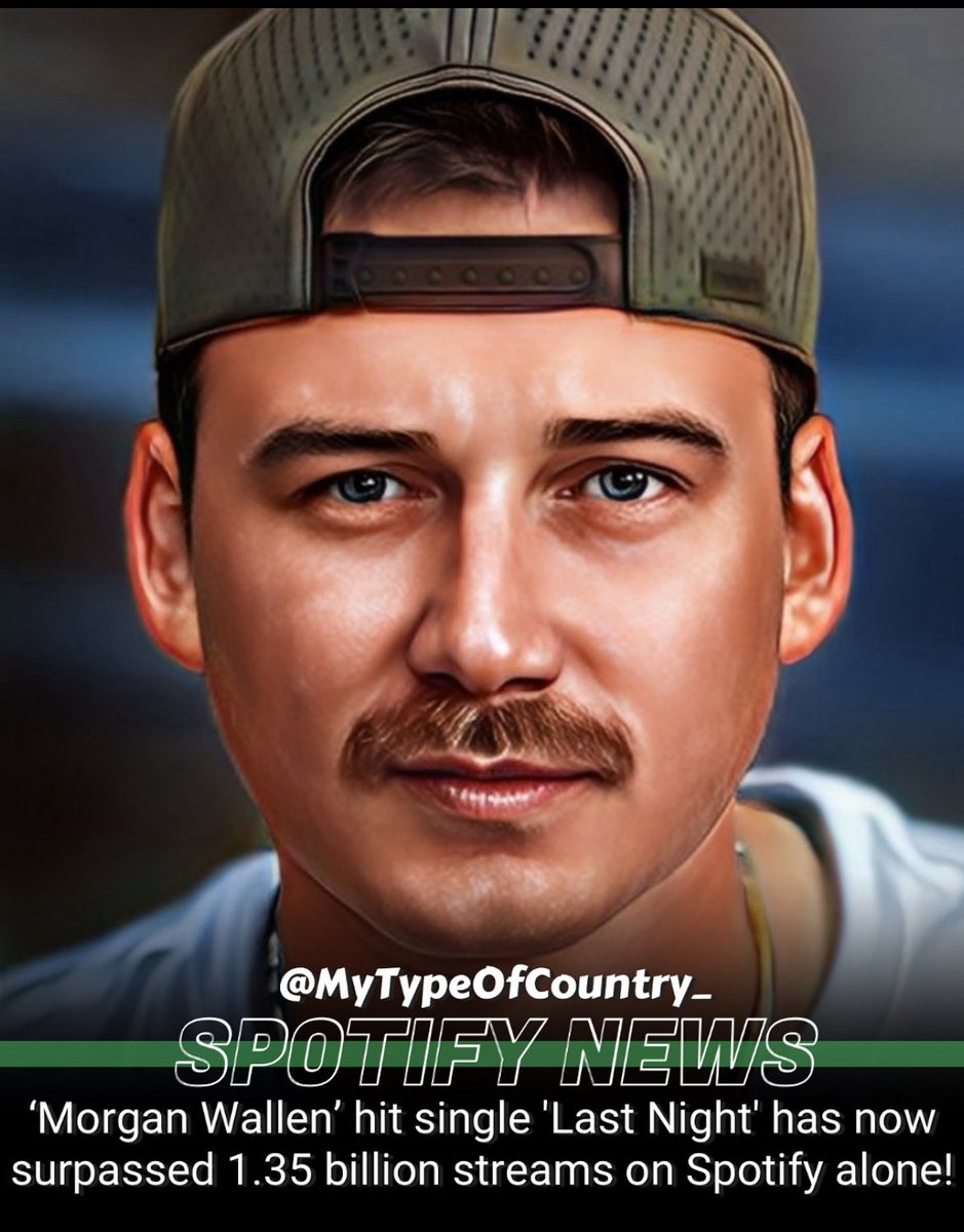 Mytypeofcountry's tweet image. Y’ALL STREAMED THIS HEATER OVER 1.35 BILLION TIMES ON SPOTIFY ALONE!!! 

@morganwallen ‘LAST NIGHT’ 🔥🎶 

#morganwallen #lastnight #spotify #countrymusic