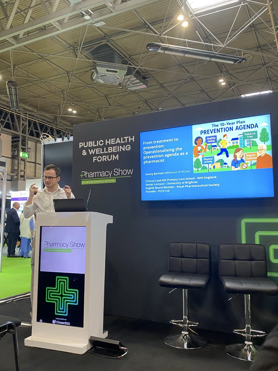 TMmagazineUK's tweet photo. The rise is multi-morbidity is expected to rise from 19.2 million in 2019 to 35.3 million in 2049 - terrifying statistics.
Community pharmacy must embrace “generalist skills and inter-professionalism” to deliver the prevention agenda. #PS25 https://t.co/F6D3xvKboL