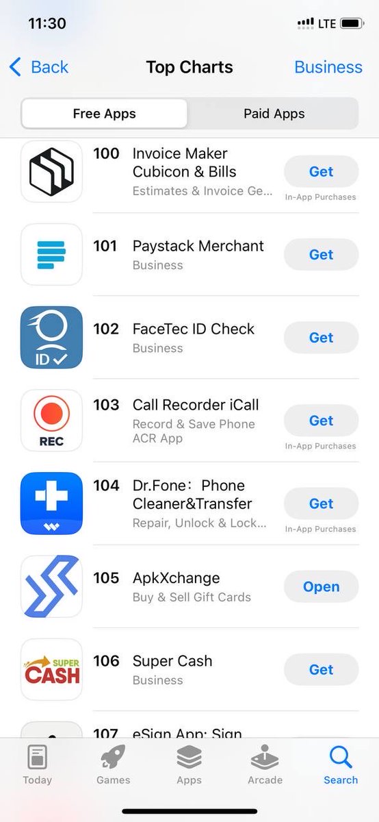 ApkJnr's tweet image. Out of all the 200 ranked Business App on the App Store, we’re currently ranked Top 95 and still climbing the ladder. 
Progress &amp;gt;&amp;gt;
