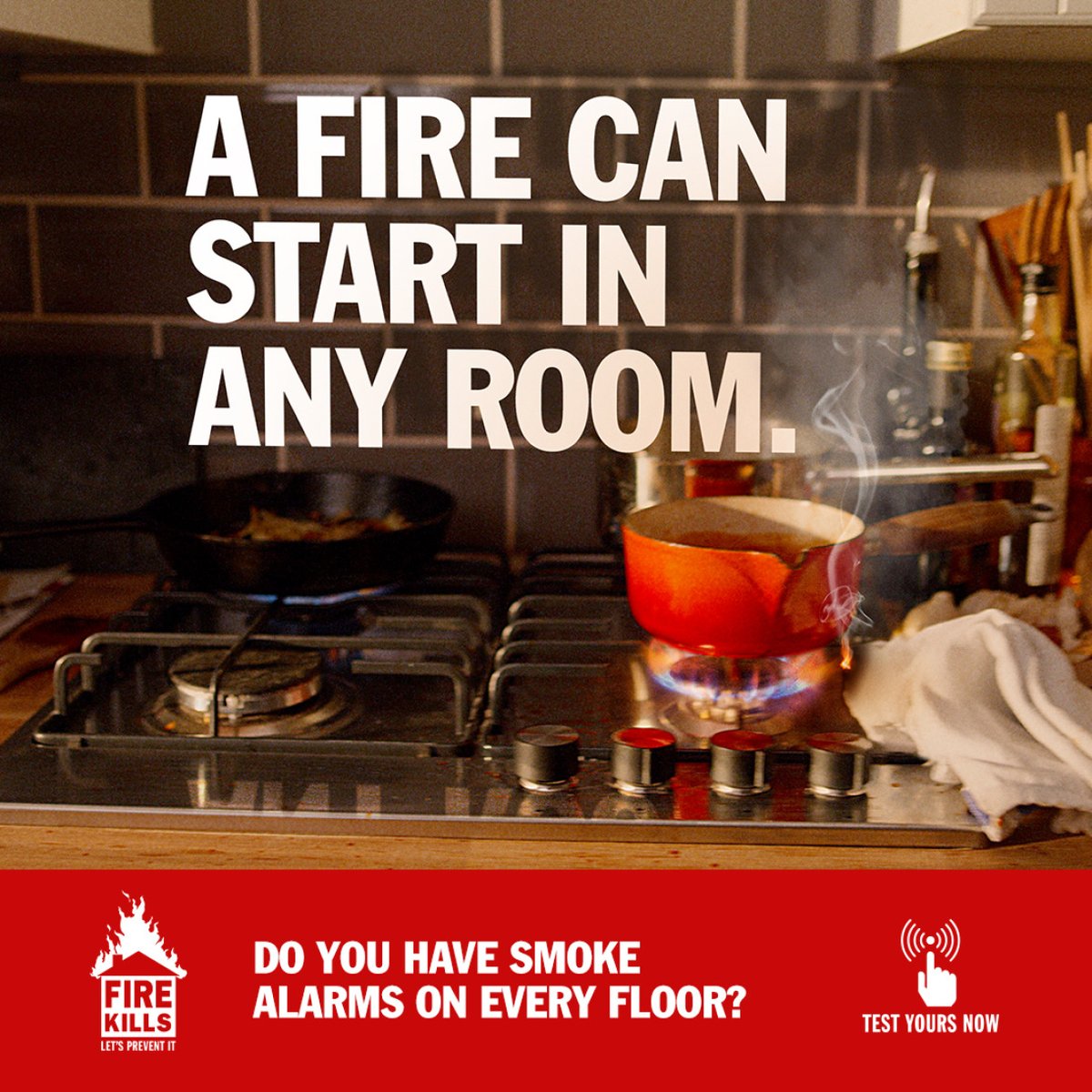 Never leave cooking unattended.