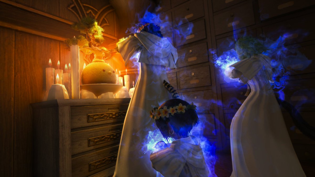 🕯️HARK!🕯️ We rejoice and give thanks to all who gathered in our communion to the Holy Mother of All Mudpies! 🙏
May Her skin glisten ever golden and her filling forever gooey. Glory to the Motherpie. 🥧🎃
#FFXIV #FFXIVCommunity #FFXIVVenue #EorzeaRP #MudpieMass #HighNSaloon