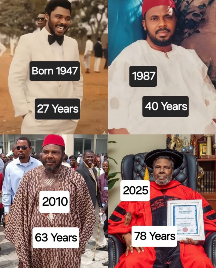 it_Rutie's tweet image. Legendary Yul Edochie over the years.