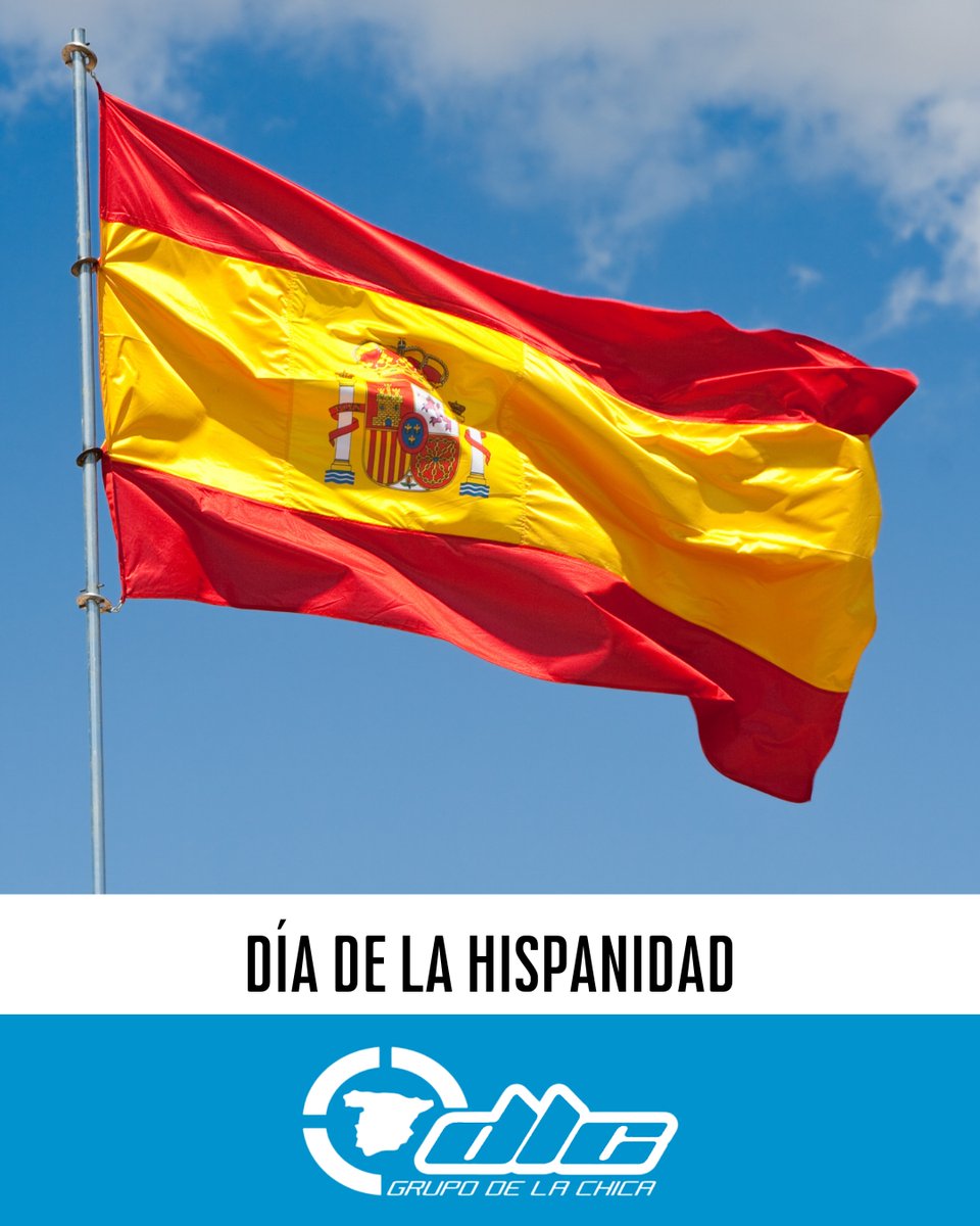🎉 ¡Feliz Día de la Hispanidad! ✨
Hoy se celebra recorriendo España con profesionalidad y cuidado: Grupo de la Chica acompaña esos trayectos con flota propia, seguimiento GPS y custodia 24h para que cada vehículo llegue seguro y a tiempo.

#GrupoDeLaChica #DíadelaHispanidad