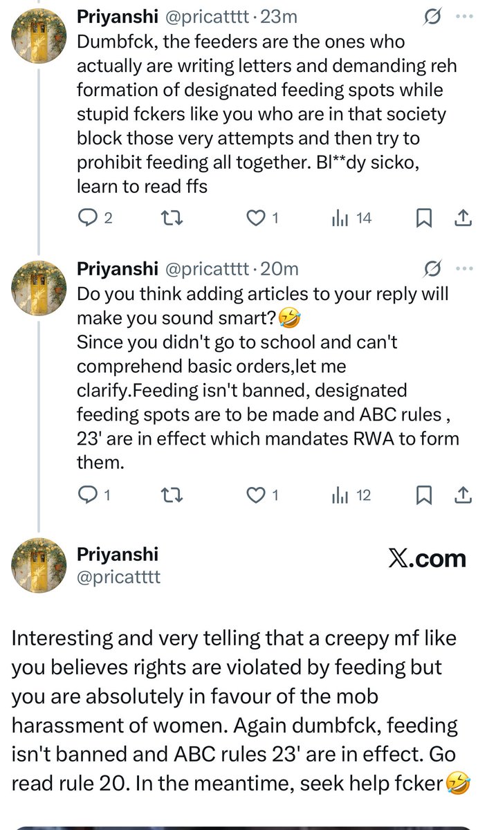 Every stray dog feeder suffer from mental disorder.