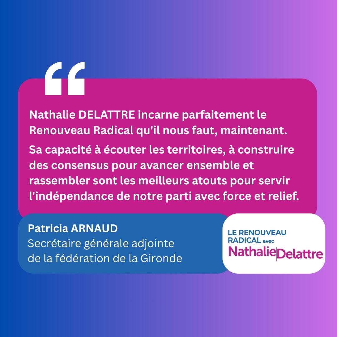 Merci Patricia pour ton soutien ! 💪