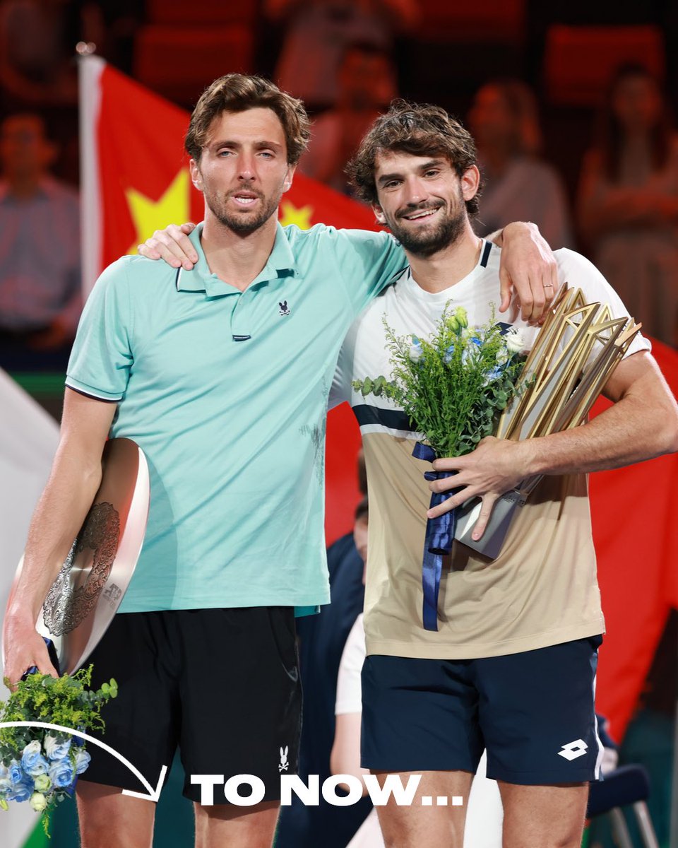 atptour's tweet image. Everything led up to this moment… 

Arthur &amp;amp; Valentin, what a magical story ❤️

#ItAllAddsUp | #RolexShanghaiMasters