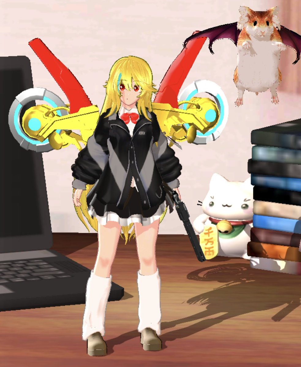 EleCode_ALICE's tweet image. なんだろう…

フリルの可能性を探索していたらサブストーリー始まって、ソックススタイル②交換したら、金髪なのも相まって、ギャルっぽさが止まりません。

いいぞ。もっとやれ。

#エレクトリアコード #エレコド