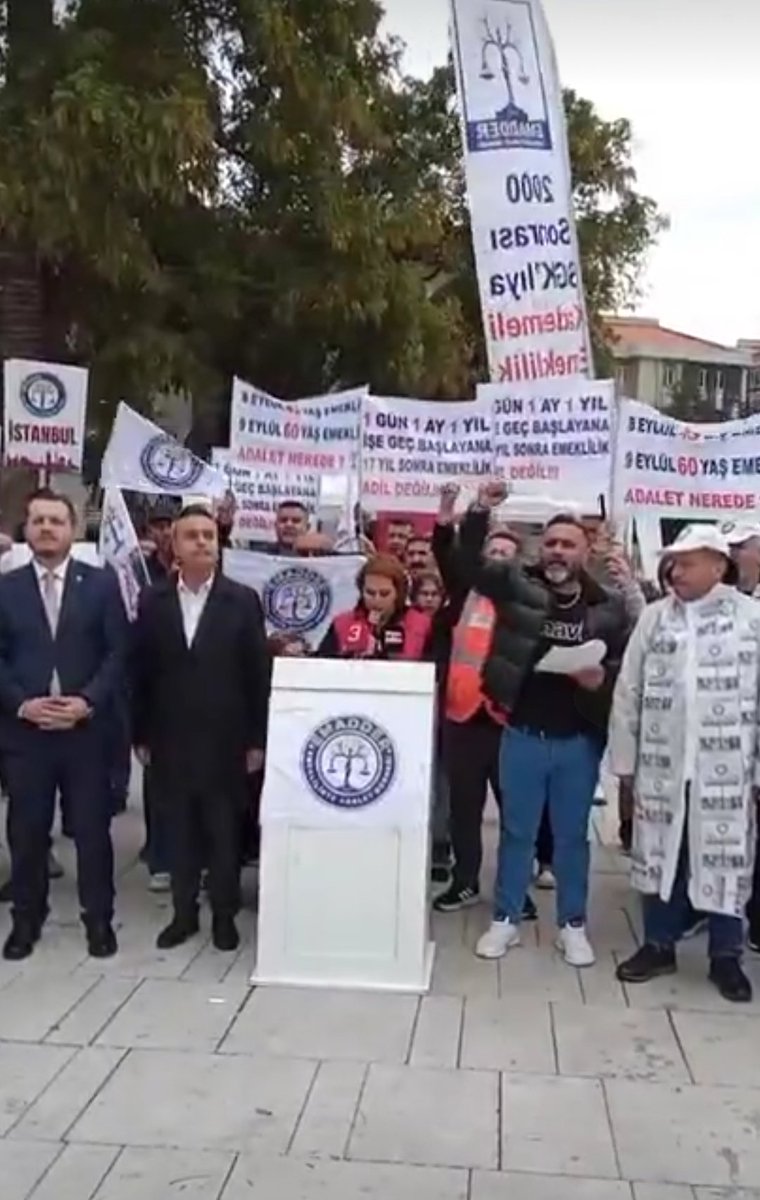En demokratik hakkımızdır meydanlar.

Orası, sesini duyuramayanın sesi, hakkı elinden alınanın nefesidir.

Kademeli emeklilik mağduru da,emekliside,Eyt'nin geride kalan 5000 Kısmi hakkıda, Bağkurlu da, staj ve çıraklık mağduru da, kadın doğum borçlanmasını bekleyen de, herkes
