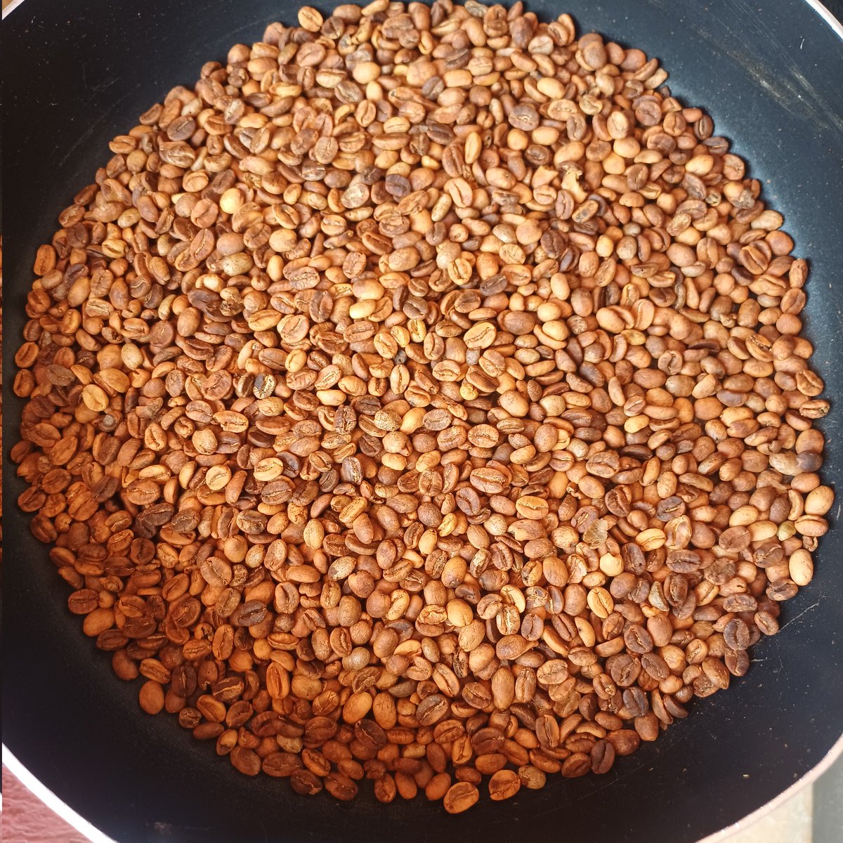 Sunday's are for bone broth making and coffee roasting.