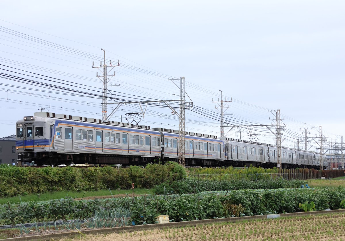 今日の南海6000系団臨。「お銀」6001Fに2連口では最古参の6903F（現行