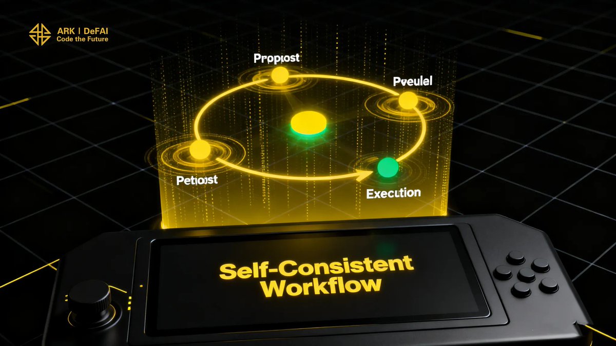 ark_defai_'s tweet image. Autonomy doesn’t mean chaos—it means reliability without waiting for approval.