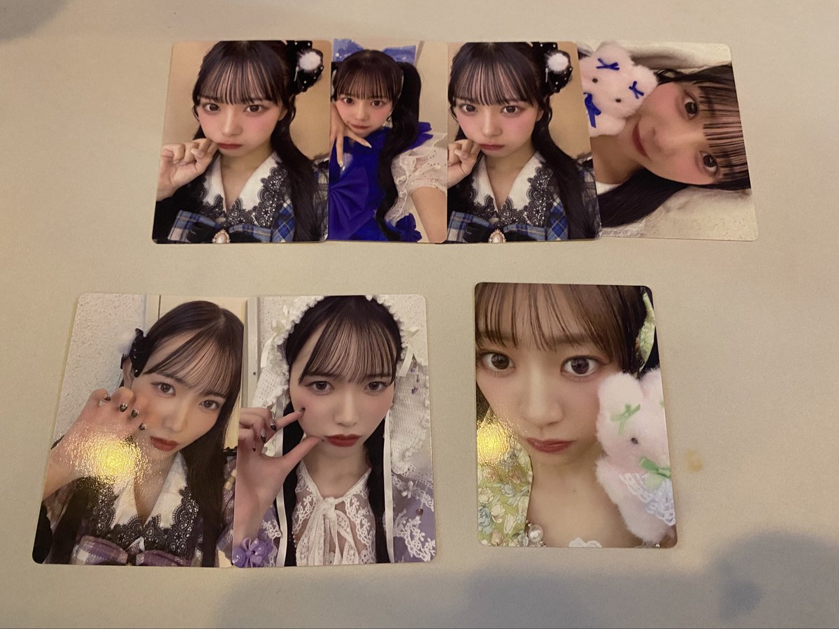 きゅーすと トレカ ver.6 交換

【譲】板倉 真鍋 増田 

【求】梅田 

郵送希望

※反射してしまう為スリーブ外しておりますが撮影後スリーブにいれて保管しております。

お気軽にお声掛けください🙇🏻‍♀️