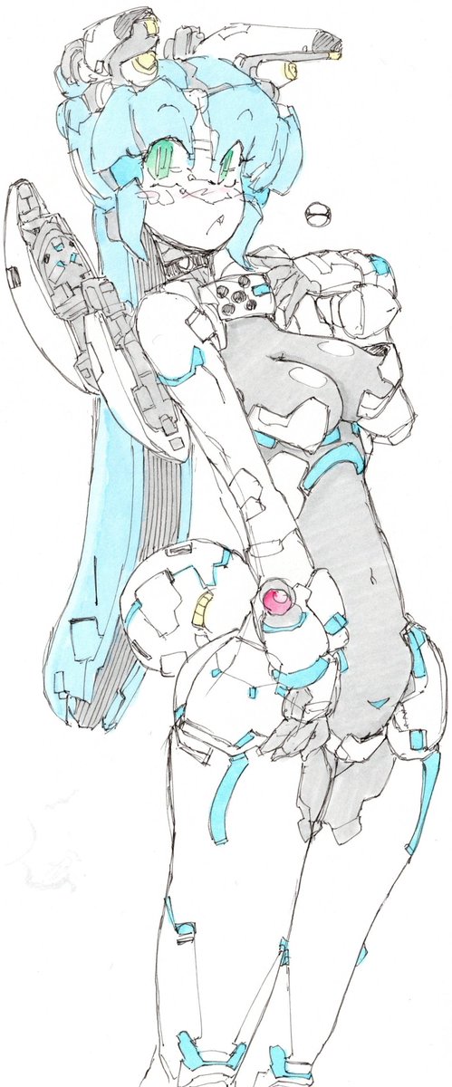 #なぜロボットの絵ばかり描くのですか 
分かったらきっと楽しいよ！