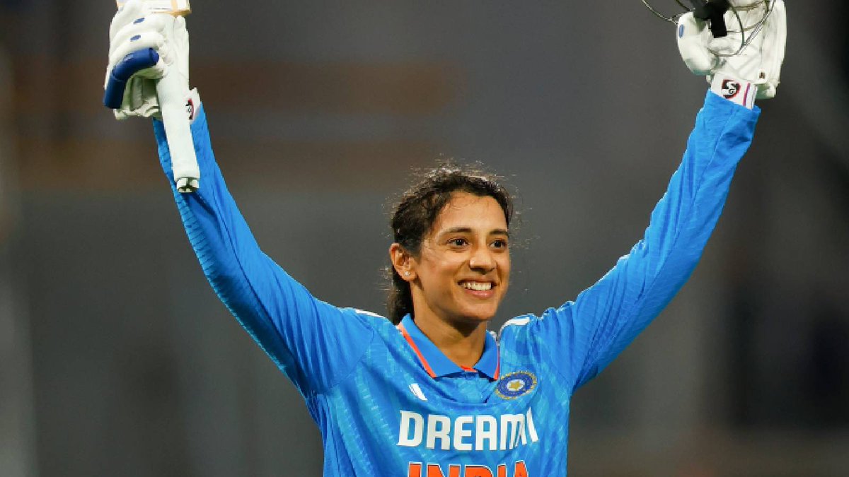 Smriti Mandhana completes a magnificent 1000 runs in her career!
 
The pride of Indian women's cricket and the heartbeat of our hearts 🇮🇳✨

 #INDWvsAUSW | #WomensWorldCup2025 | #CWC25