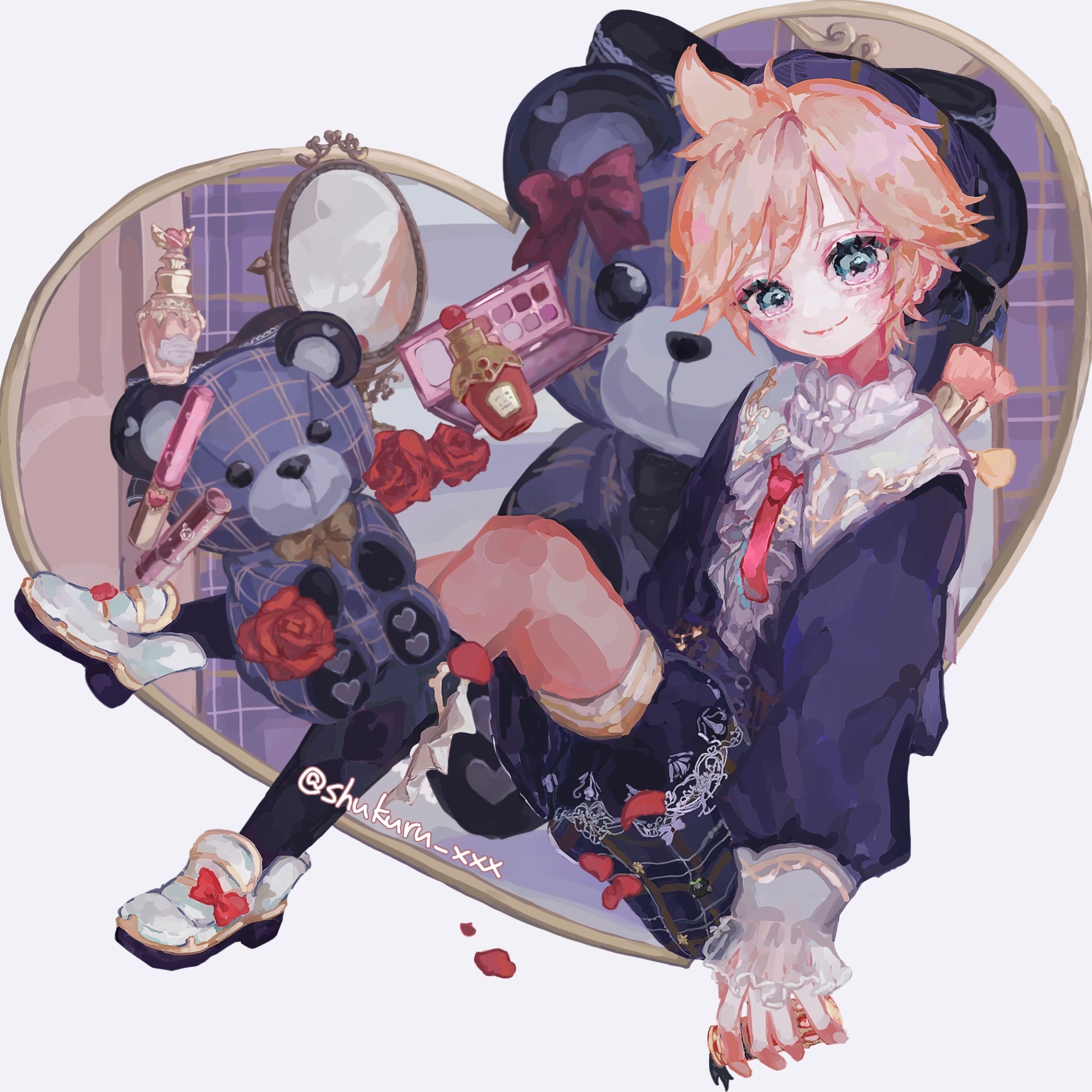 同人手描きイラスト 鏡音レン/検 初音ミク ボカロ