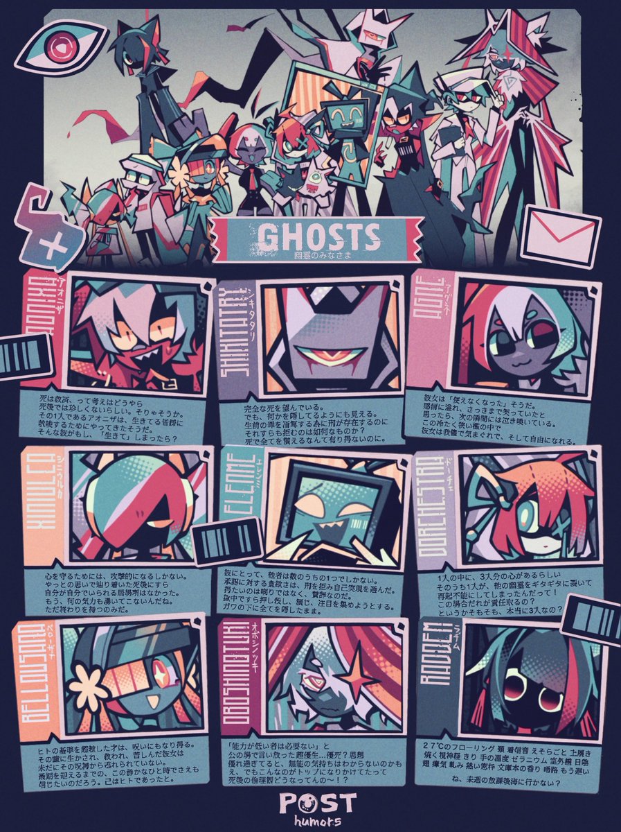 画像二枚で分かる！冥界ポストのぞきゲーム✉️ #Posthumors