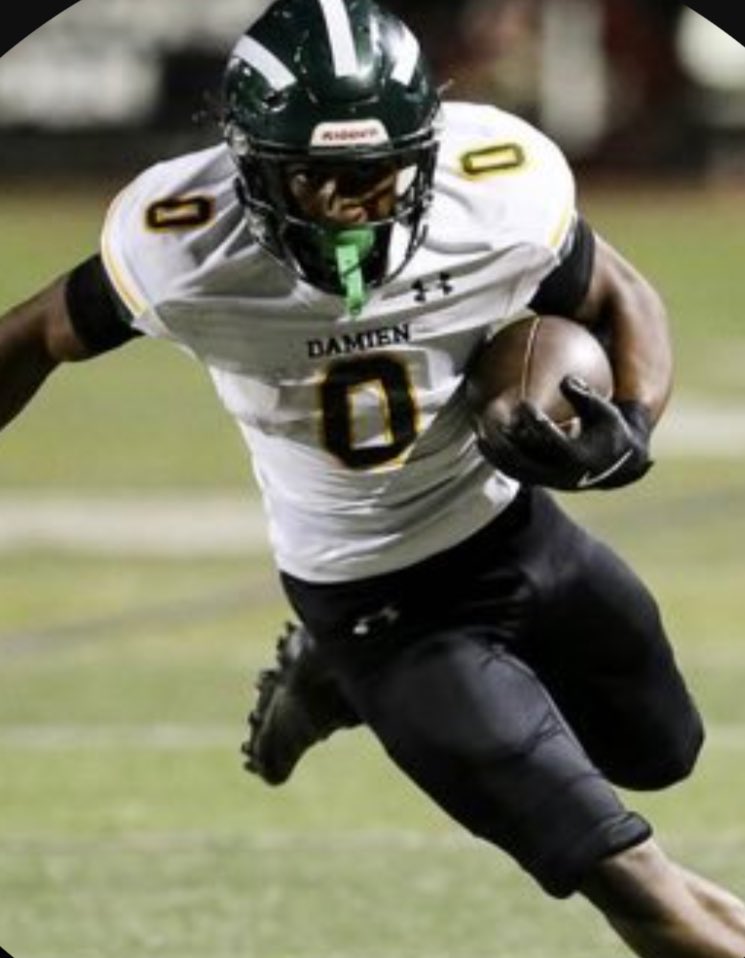 Boys Athlete of the Week: <a href="/DamienFootball_/">Damien Spartan Football</a> junior running back, <a href="/_Malachi14/">Malachi McFarland</a>, who rushed for 188 yards &amp; 3 TDs for the 6-1 Spartans. <a href="/Isaiah_Arriaza/">Isaiah Arriaza</a> 210prepsports.com/2025/10/12/dam…