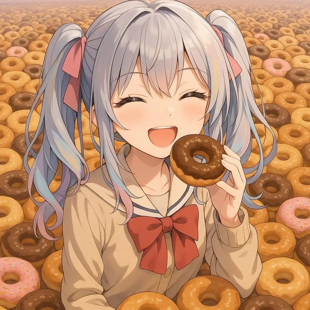 kerokero1023's tweet image. しのさんもミスタードーナツが美味しいって言ってた🤣
#GPT4 #AIイラスト