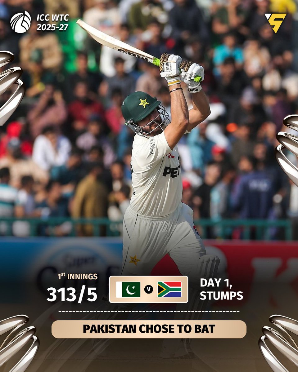 Sportify777's tweet image. Pakistan are cruising at Stumps on the 1st Day of the Lahore Test 🏏💥

#PAKvSA | #WTC27 | #Sportify