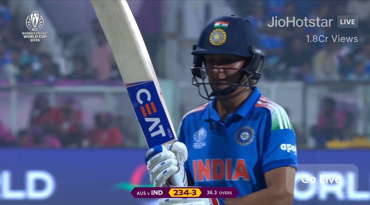 TheASCode's tweet image. Sorry to say but after
171*vs aus in 2017
I don't see harman playing a good knonck in any Wc excpet 100 in t20 wc 2018
Big match ki player bo sb rhi nhi
#INDWvsAUSW #SmritiMandhana #CWC25