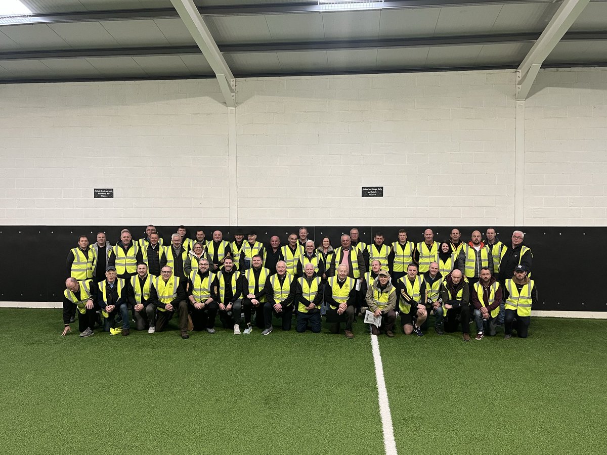 All systems go, thanks a million to all our stewards inside and outside the ground. We hope all supporters enjoy the day!