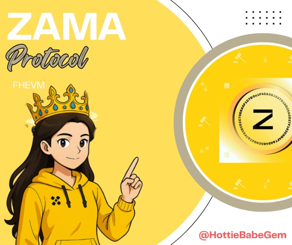 HottieBabeGem's tweet image. FHEVM - @zama_fhe
Zama FHEVM is an execution framework that integrates Fully Homomorphic Encryption (FHE) into the Ethereum Virtual Machine.
With FHEVM, smart contracts can compute directly on encrypted data, which ensures sensitive information remains confidential throughout…