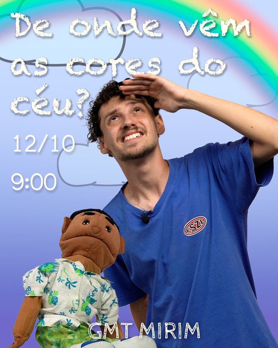 De onde vêm as cores do céu? 🌦️🌈
#FelizDiaDasCrianças! O Magalinho está de volta com mais perguntas que precisam de respostas! 🤔  

Descubra como o arco-íris se forma e o porquê do céu ser azul 💙

🍿 youtu.be/EQyAoP3mWf4