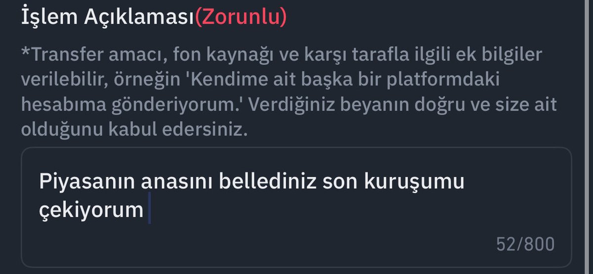 3 kuruş para vererek sizleri susturan #Binance borsasına kendinizi satmayın sizde katılın bütün fenomen arkadaşlar.

Daha önceleride çok eleştirdim pek sesimiz çıkmadı ama artık hep birlikte #BinanceBoykot diyelim inşallah 🤝

Kullanma, kullandırtma ve bu ŞEREFSİZLİĞE/SOYGUNA