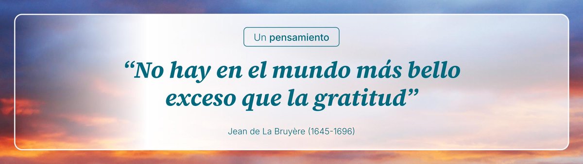 Pensamiento para la semana del 12 al 18 de octubre de 2025.