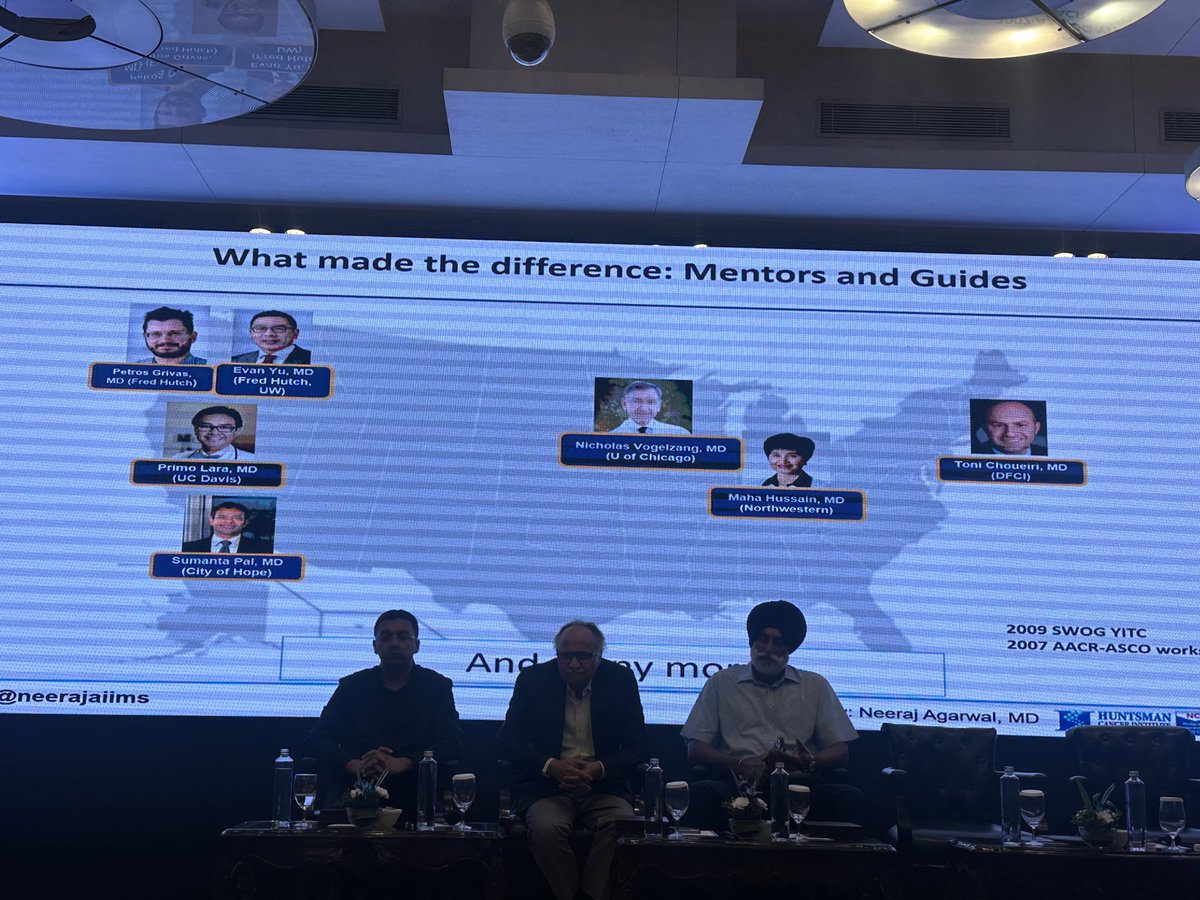 The first oration for our society in oncology for excellence in field of uro-oncology to none other than <a href="/neerajaiims/">Neeraj Agarwal, MD, FASCO</a> … housefull pin drop silence —all listening and gettin inspired from his journey …thank you for inspiring lot of young guns in field of oncology <a href="/ASCO/">ASCO</a>