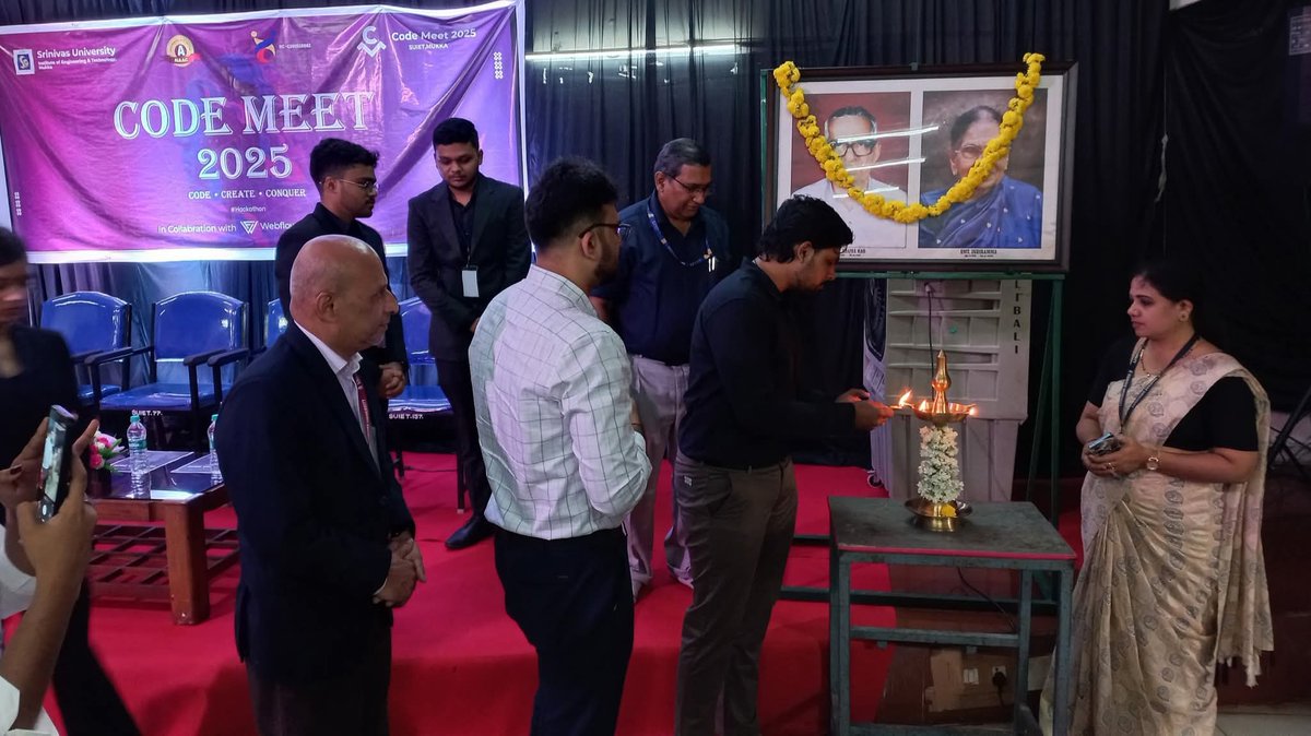 SUIET_Mukka's tweet image. Dr Ramakrishna N Hegde @RKHEGDE2 (Dean #SUIETMukka) delivered welcome &amp;amp; key note address. Er Shashank L K (Founder of #CydraTech &amp;amp; #GenshieldAI, Head of Technology at #xTransMatrix) and Er Sumanth Rai (Co-Founder, #ItsMangalore, Generative AI Consultant) were the Chief Guests 2/n