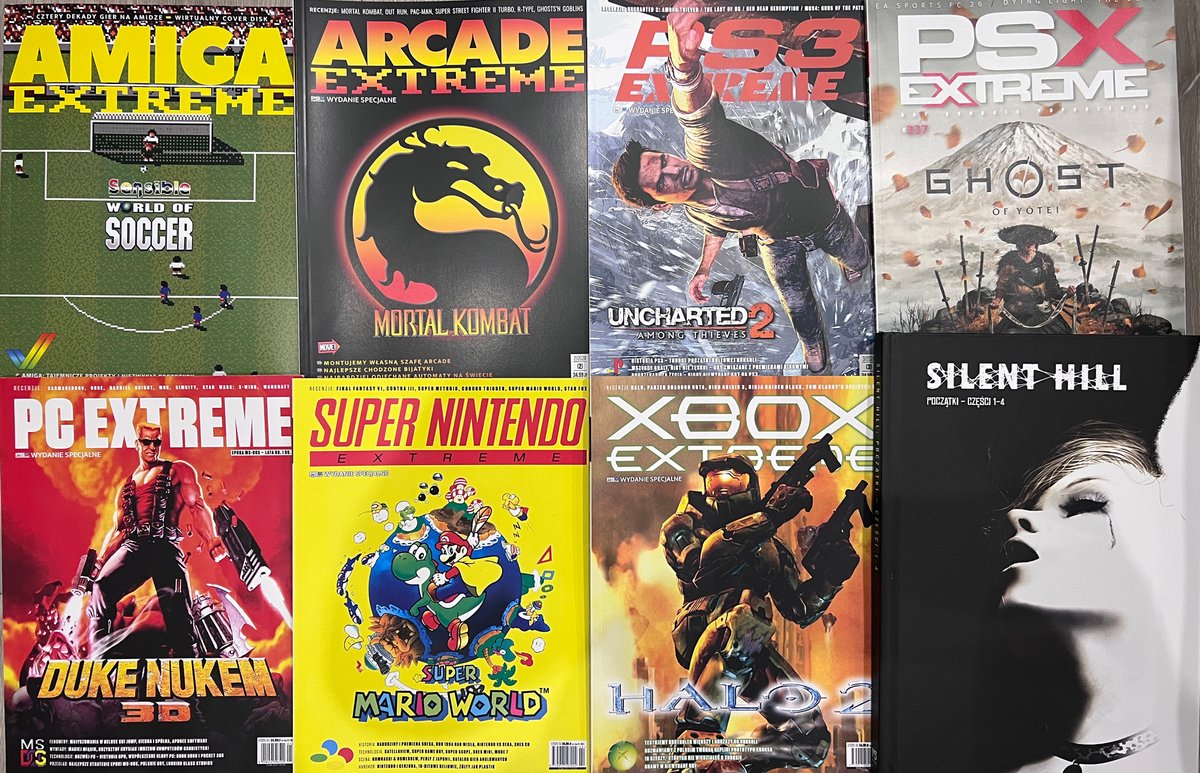 Poniżej efekt 72h od startu przedsprzedaży GB Extreme: 

✅ Amiga - 32 egz.
✅ Arcade - 19
✅ PS3 - 17
✅ PC - 30
✅ SNES - 48
✅ Xbox - 72
✅ Game Boy - 872
✅ miesięcznik - 63
✅ Silent Hill - 15
✅ MGS: Trylogia - 132 

Zamówiliście 1300 egz. naszych wydawnictw! Dziękujemy!