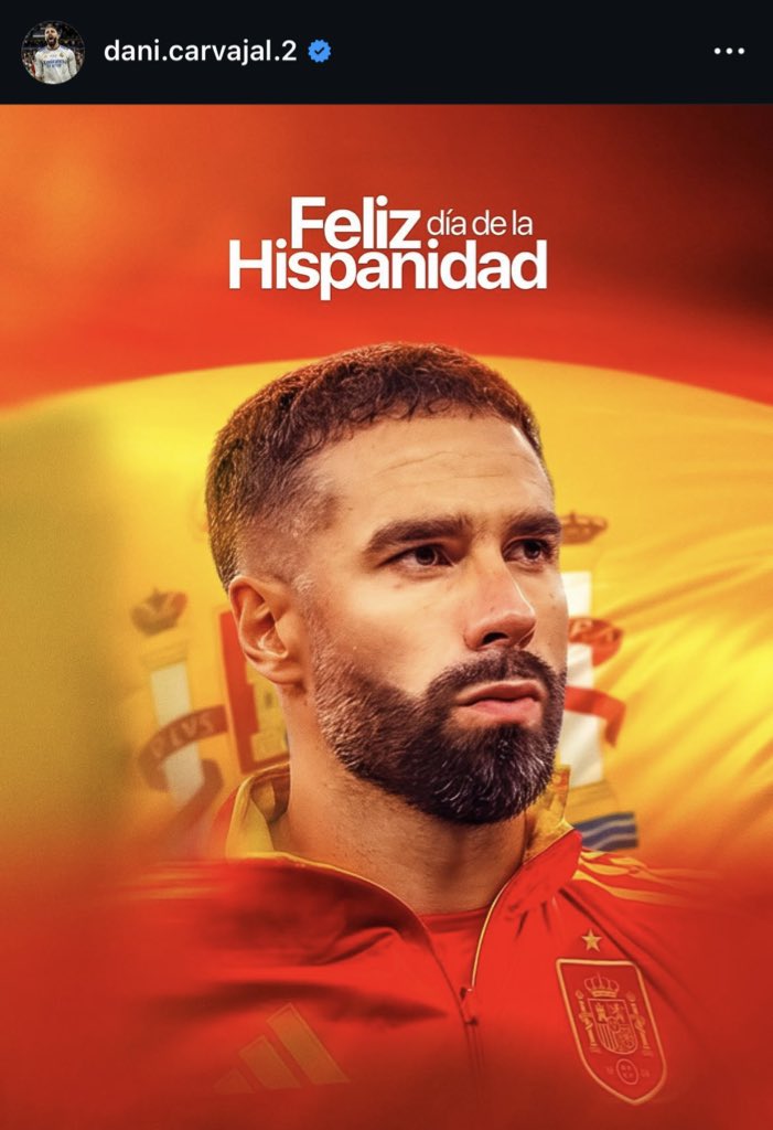 andyymcfc's tweet image. There’s being patriotic and then there’s Carvajal